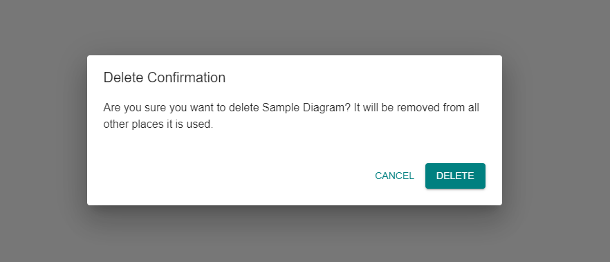 Delete Diagram Step 2