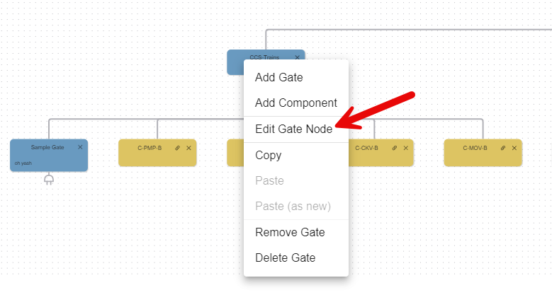 Edit Gate Step 1