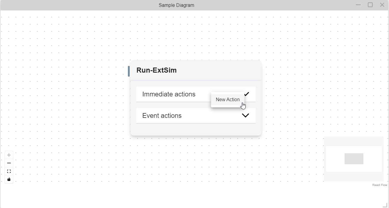 New External Sim Action Step 1