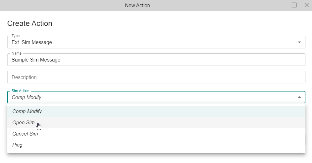 New External Sim Action Step 4