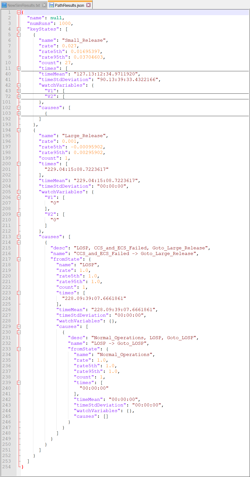 PathResults.json Screenshot