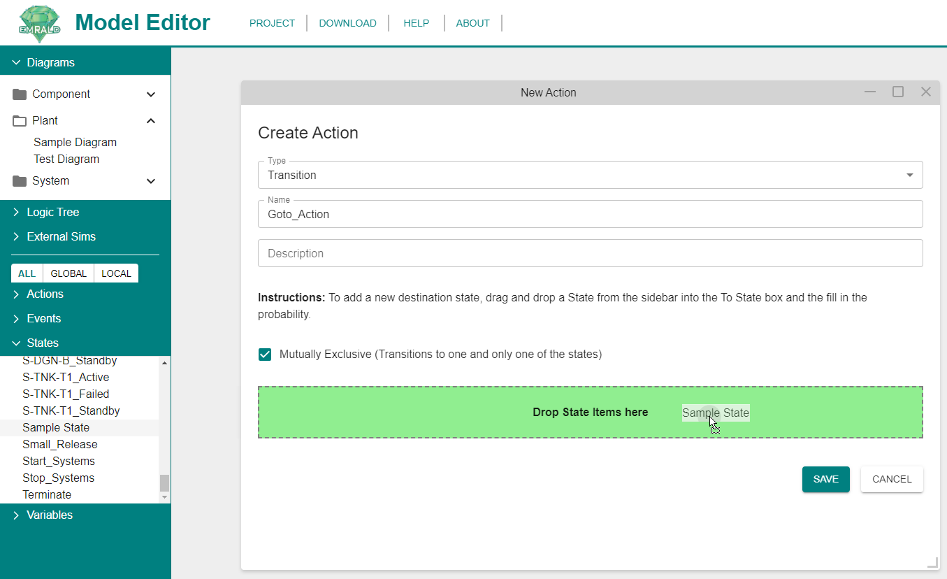 Add a State to an Action 1