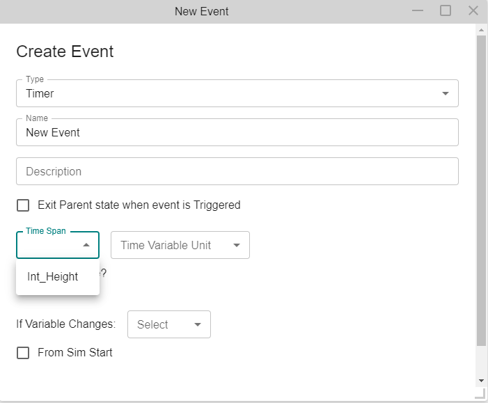 Timer Variable Options 1