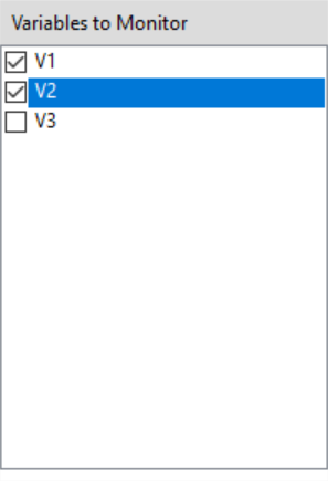 Variables Monitor